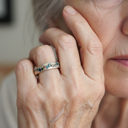 Vintage Gold Colorful Ring