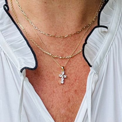 Gianna Cross Necklace