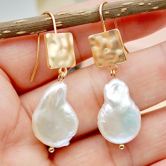 Vintage Freshwater Pearl Earrings | Sustainable Ocean-Inspired Jewelry